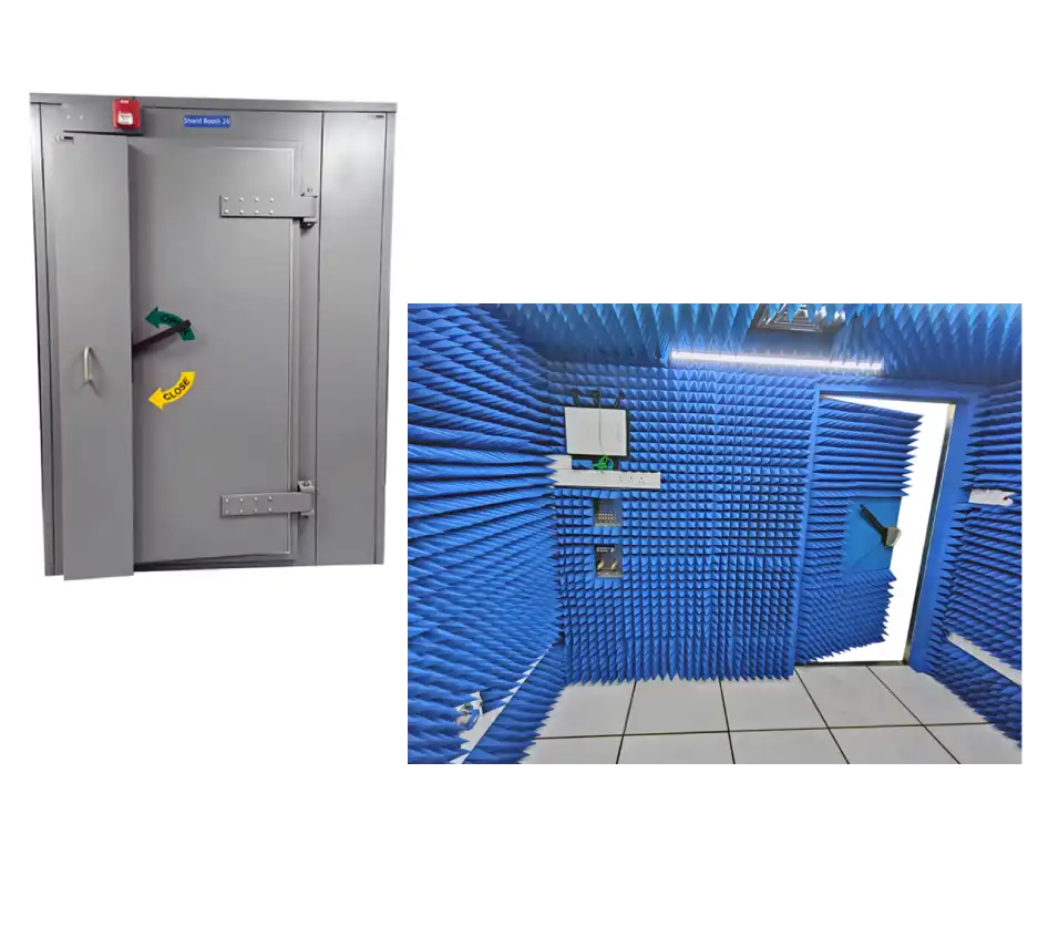 Pneumatic RF Shielded Chambers
